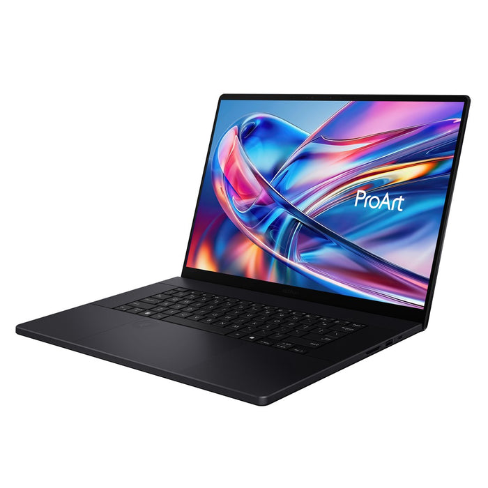 ASUS ProArt P16 H7606WR-SE058X, процесор Ryzen AI 9 HX 370, 16.0" (4K, 120Hz, 1600nits), AR LBL, 32GB, LPDDR5X SSD, 1TB, GeForce RTX 5070 Ti, 12GB Cam, FHD, 90Whrs, W11Pro, алуминий, Nano, черен