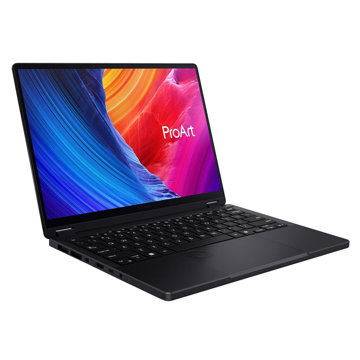 ASUS ProArt PX13 HN7306EA-LX003X, процесор Ryzen AI MAX+ 388, 13.3" 3K Touch, 60Hz, 400nits, AR LBL, 32GB LPDDR5X SSD, 1TB, Radeon Graphics 8060S, CamFHD, 73Whrs, W11Pro, алуминий, Nano, черен