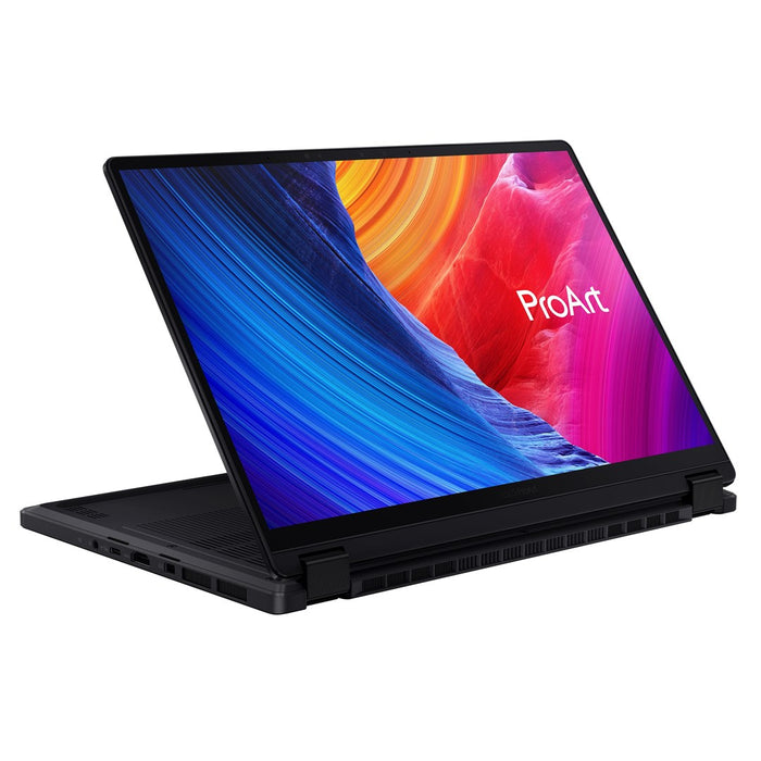 ASUS ProArt PX13 HN7306EA-LX003X, процесор Ryzen AI MAX+ 388, 13.3" 3K Touch, 60Hz, 400nits, AR LBL, 32GB LPDDR5X SSD, 1TB, Radeon Graphics 8060S, CamFHD, 73Whrs, W11Pro, алуминий, Nano, черен