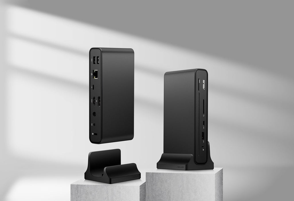 Докинг станция ASUS Triple Display USB-C DC300, USB 3.2 Gen 2 (3.1 Gen 2) Type-C, черна