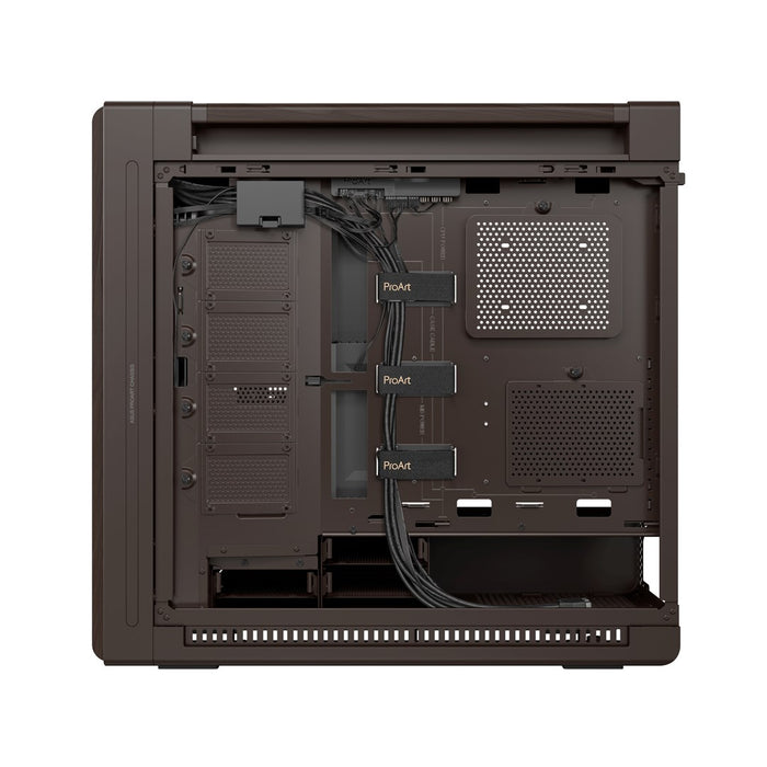 ASUS ProArt PA602 Wood Edition Retro Brown - Midi Tower с панел от закалено стъкло