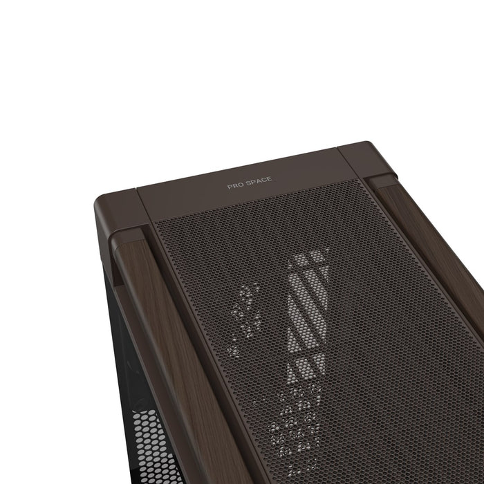 ASUS ProArt PA602 Wood Edition Retro Brown - Midi Tower с панел от закалено стъкло