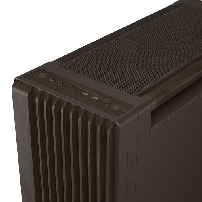 ASUS ProArt PA602 Wood Edition Retro Brown - Midi Tower с панел от закалено стъкло