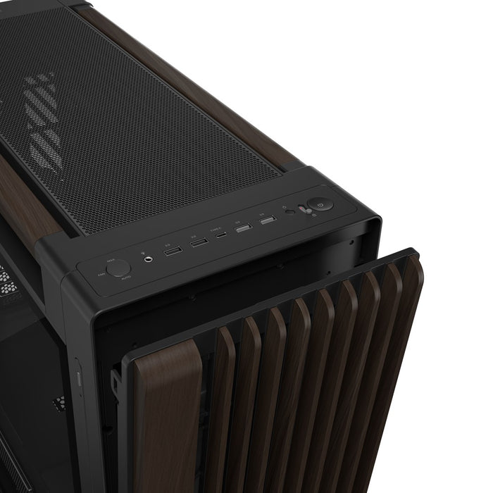 ASUS ProArt PA602 Wood Edition Modern Black - Midi Tower, черен, дървен