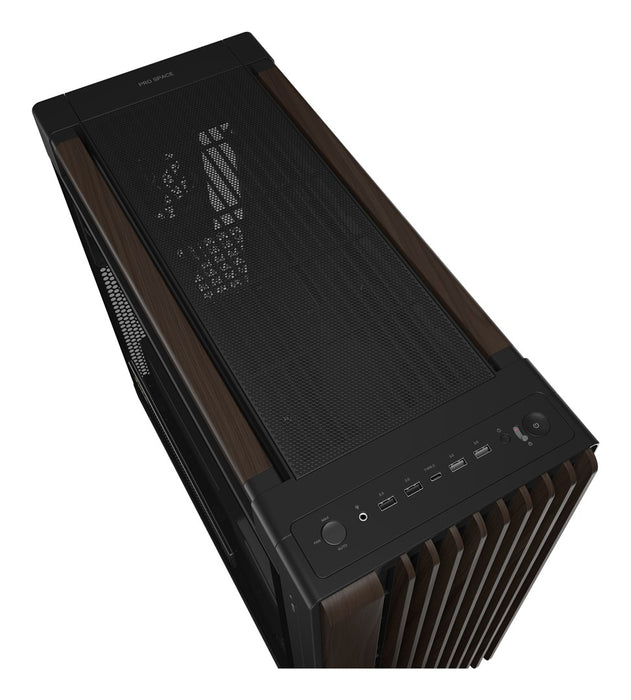 ASUS ProArt PA602 Wood Edition Modern Black - Midi Tower, черен, дървен