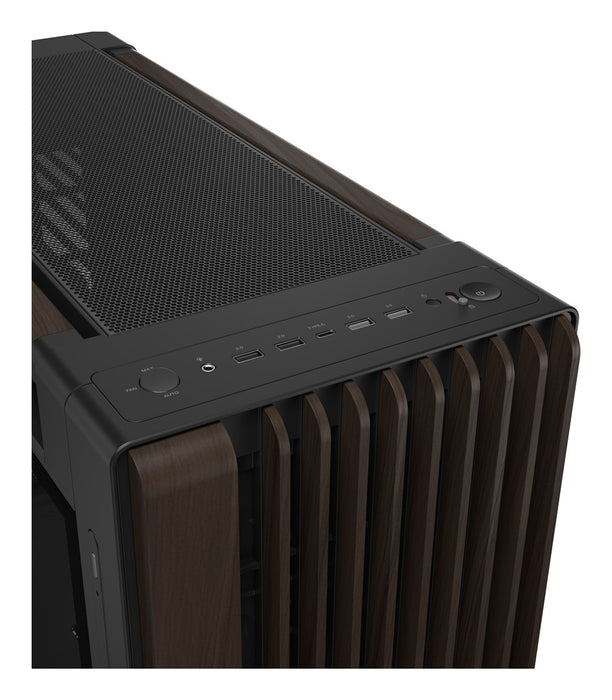 ASUS ProArt PA602 Wood Edition Modern Black - Midi Tower, черен, дървен