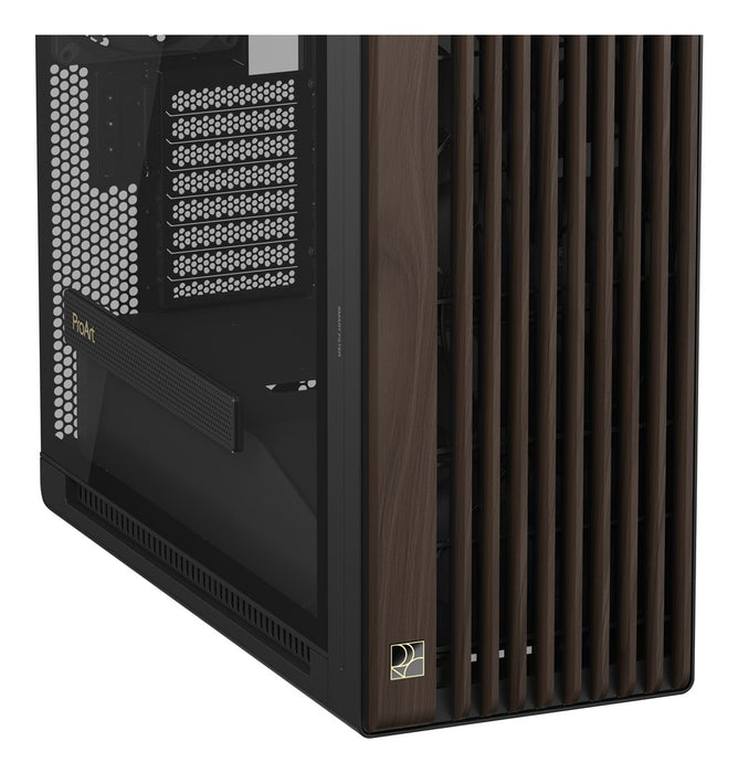 ASUS ProArt PA602 Wood Edition Modern Black - Midi Tower, черен, дървен