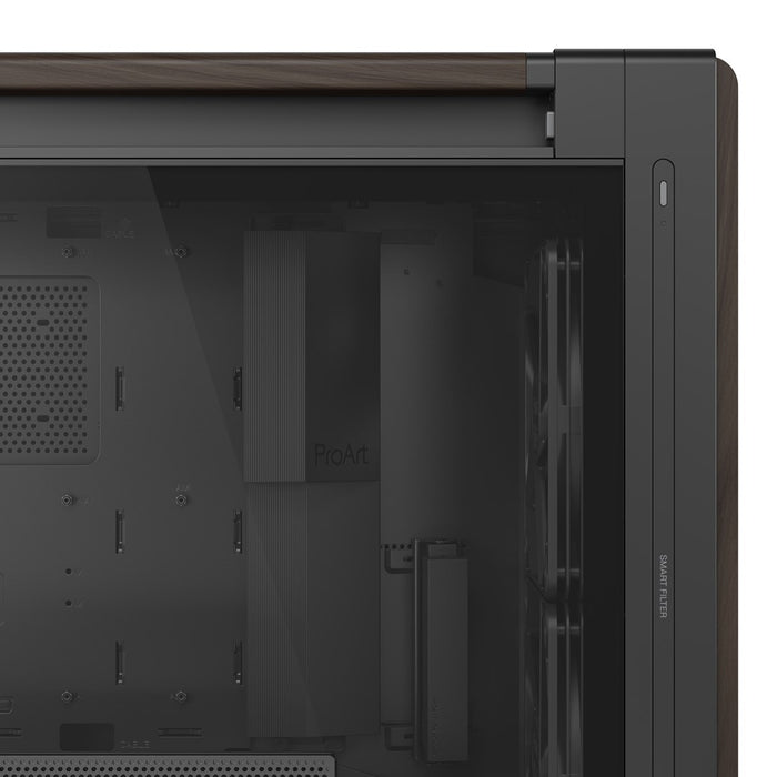 ASUS ProArt PA602 Wood Edition Modern Black - Midi Tower, черен, дървен