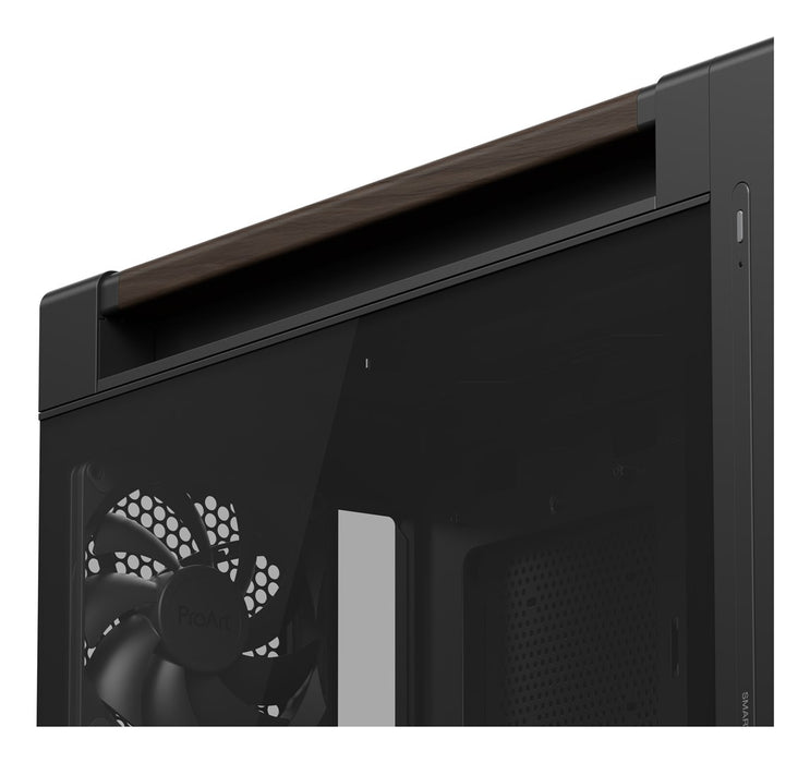 ASUS ProArt PA602 Wood Edition Modern Black - Midi Tower, черен, дървен