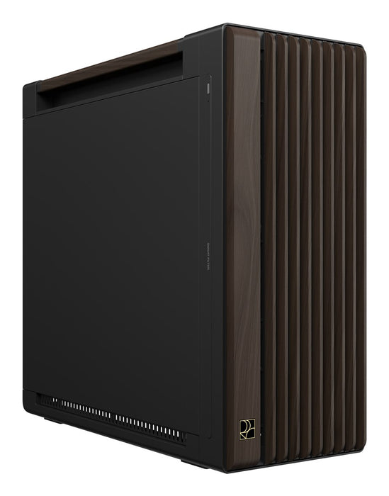 ASUS ProArt PA602 Wood Edition Modern Black - Midi Tower с метален панел Черен, Дървен