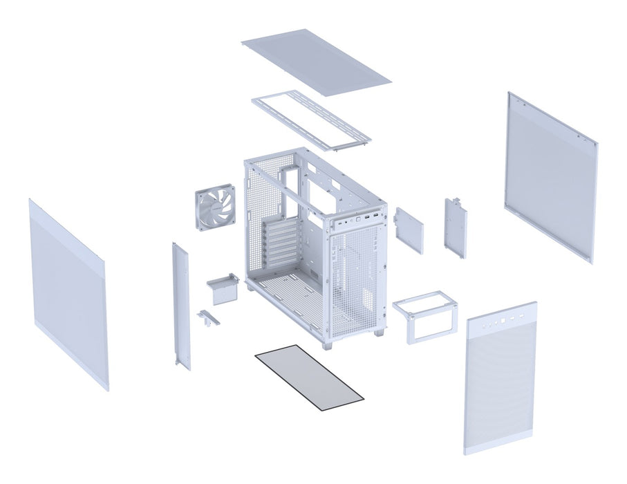 ASUS PRIME AP303 Mesh Midi Tower Бял