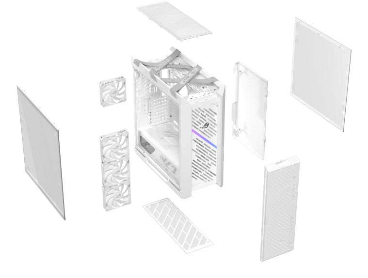 Кутия ASUS ROG Strix Helios II EATX Mid-Tower - White