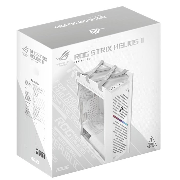 Кутия ASUS ROG Strix Helios II EATX Mid-Tower - White