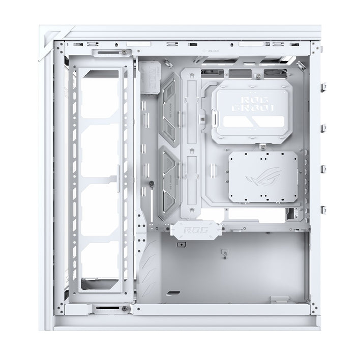 Кутия ASUS ROG CRONOX ARGB E-ATX Mid-Tower - White
