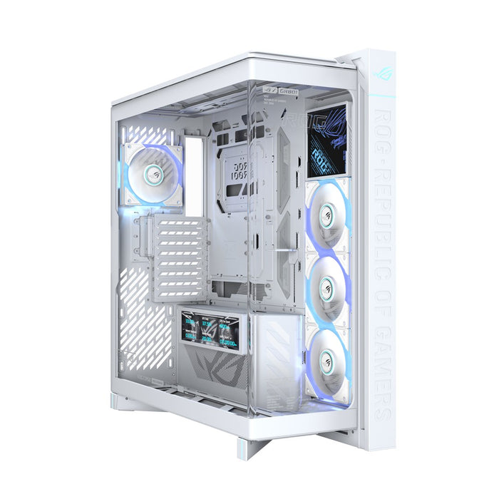 Кутия ASUS ROG CRONOX ARGB E-ATX Mid-Tower - White