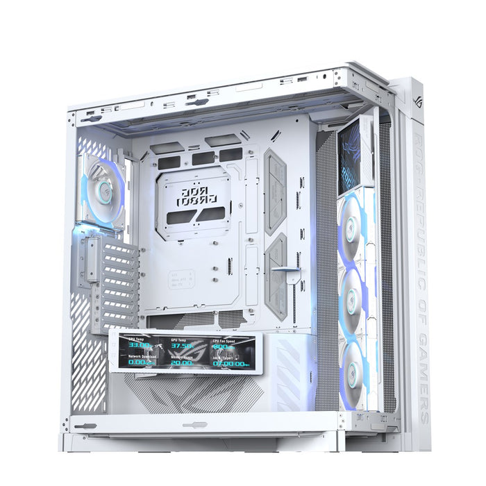 Кутия ASUS ROG CRONOX ARGB E-ATX Mid-Tower - White