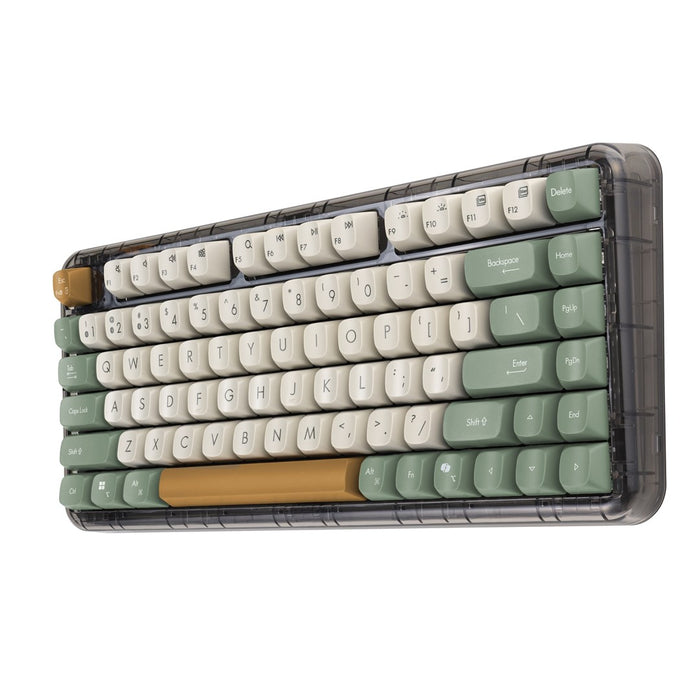 Безжична клавиатура ASUS KD201 Jelly75, млечнобяла