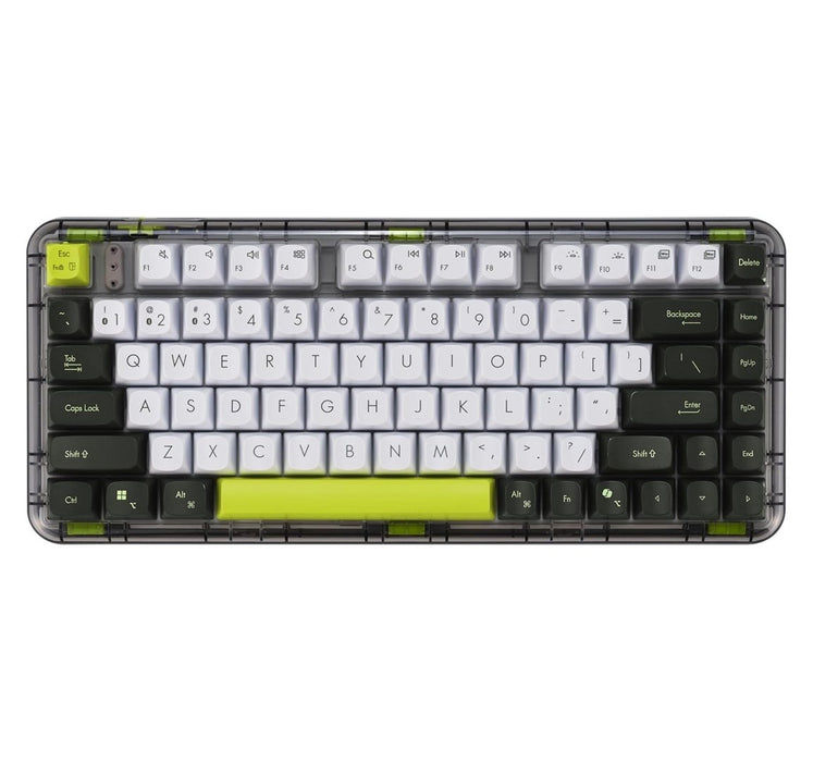 Клавиатура ASUS KD201 Jelly75 Безжична/Bluetooth клавиатура Volt Green