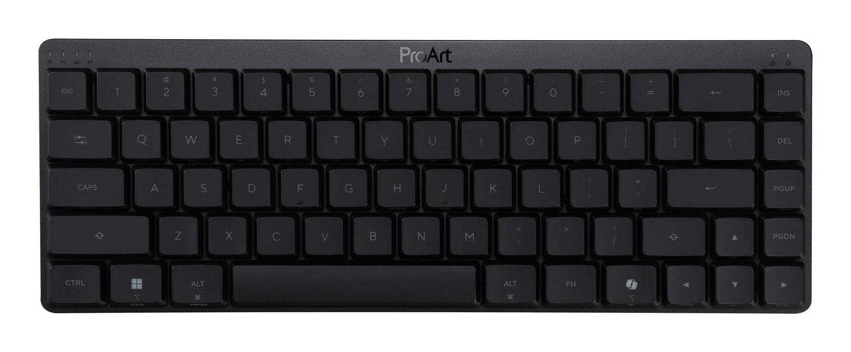 Клавиатура ASUS ProArt KD300, за дома/офиса, USB + RF, безжична + Bluetooth, черна