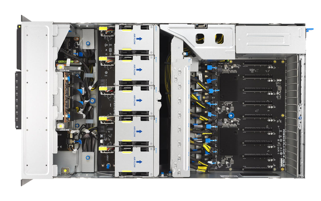 ASUS ESC8000A-E13P LGA 6096 шкаф (4U) сребрист, черен