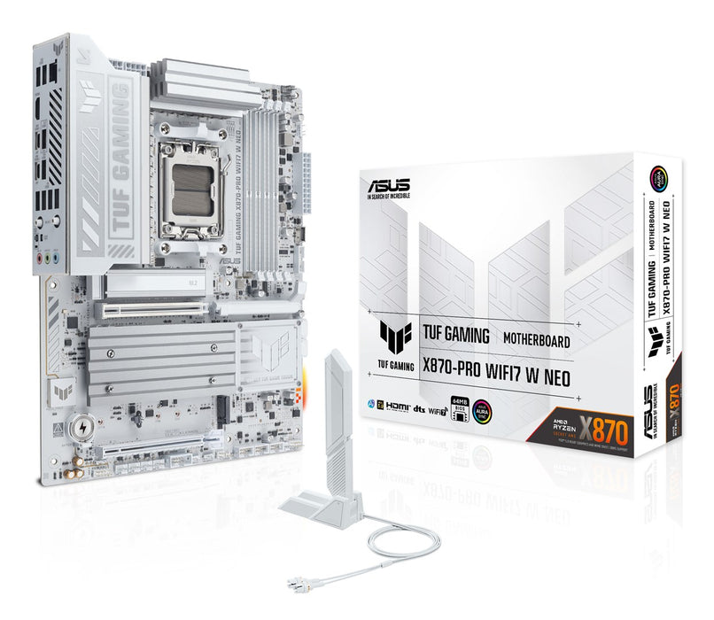 Дънна платка ASUS TUF GAMING X870-PRO WIFI7 W NEO, сокет AM5, ATX