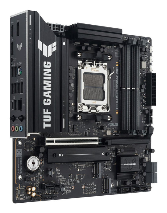Дънна платка ASUS TUF GAMING B850M-E WIFI, AMD B850, сокет AM5, микро ATX