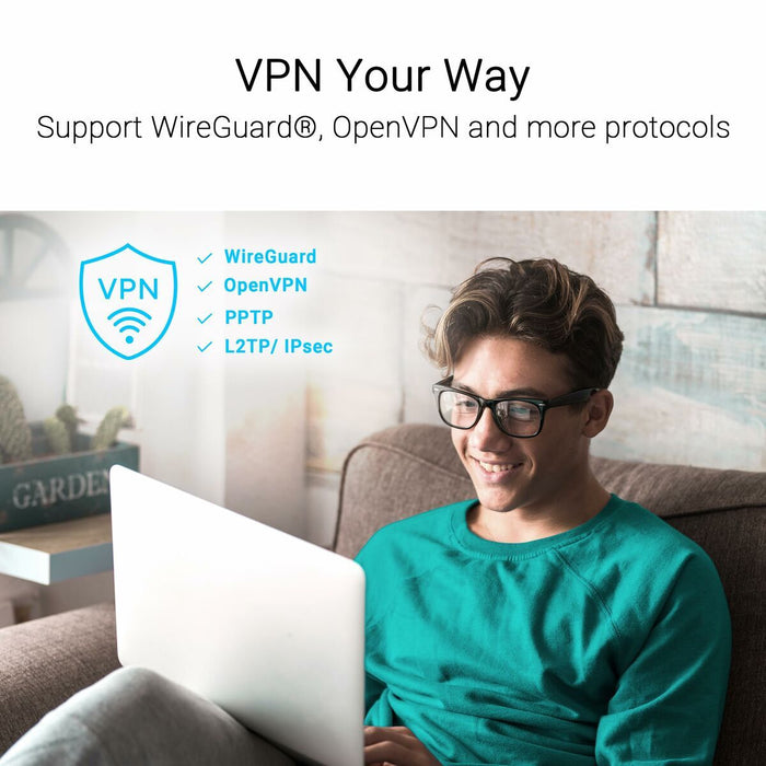 Рутер Asus 90IG08T0-MO3H10 Черен RJ45 Ethernet LAN Wi-Fi