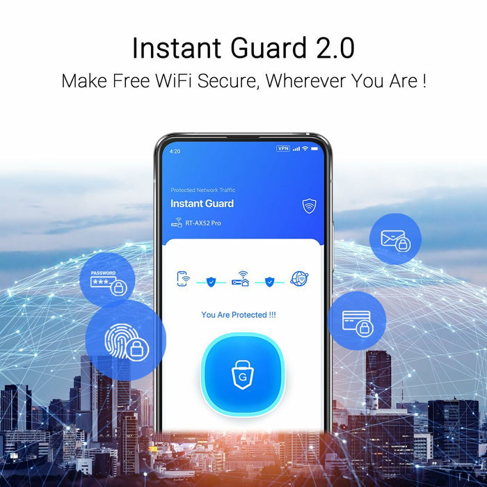 Рутер Asus 90IG08T0-MO3H10 Черен RJ45 Ethernet LAN Wi-Fi