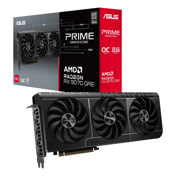 ASUS Prime-RX9070GRE-O12G Видео карта AMD Radeon RX 9070 GRE 12 GB GDDR6