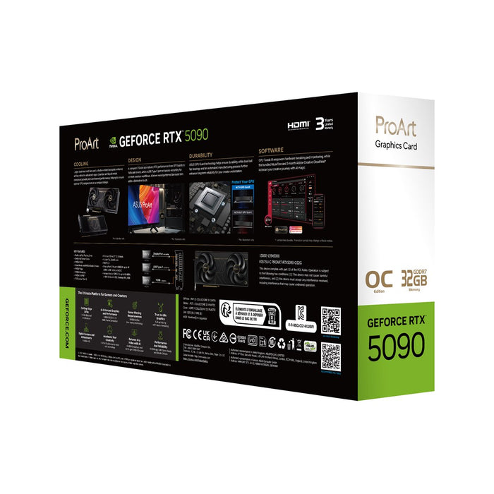 ASUS ProArt-RTX5090-O32G Видеокарта NVIDIA GeForce RTX 5090 32 GB GDDR7