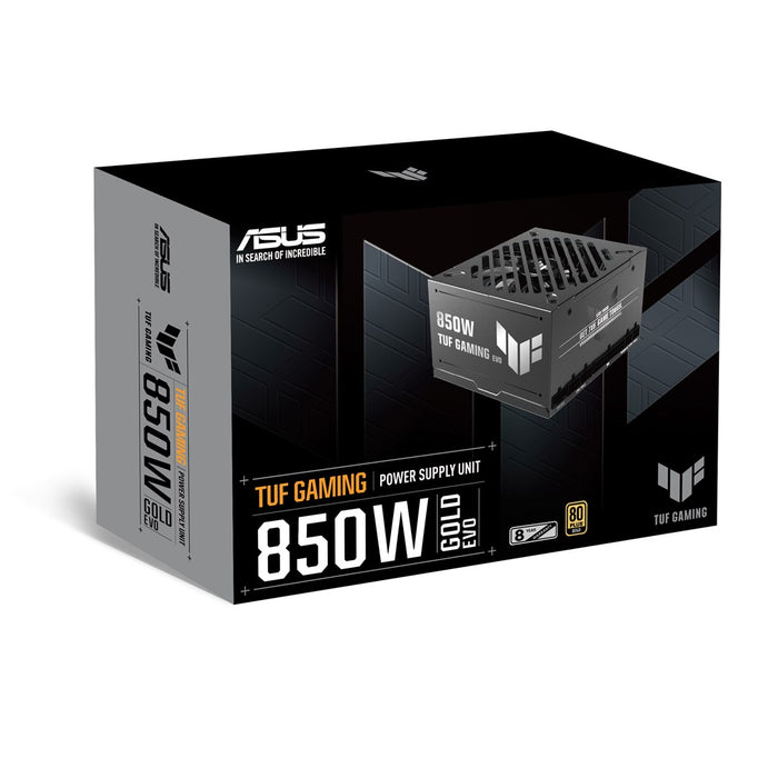 Захранващ блок ASUS TUF-GAMING-850G-EVO 850 W 20+4-пинов ATX ATX Черен