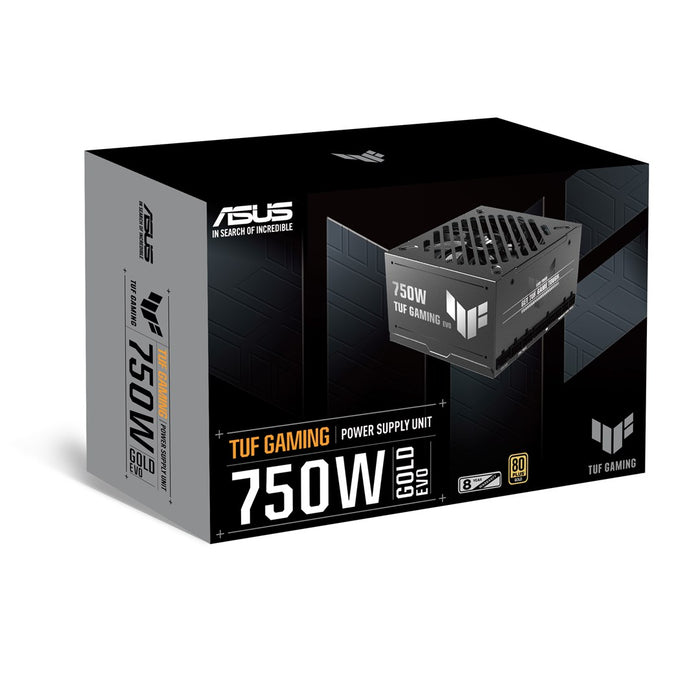 Захранващ блок ASUS TUF-GAMING-750G-EVO 750 W 20+4-пинов ATX ATX Черен
