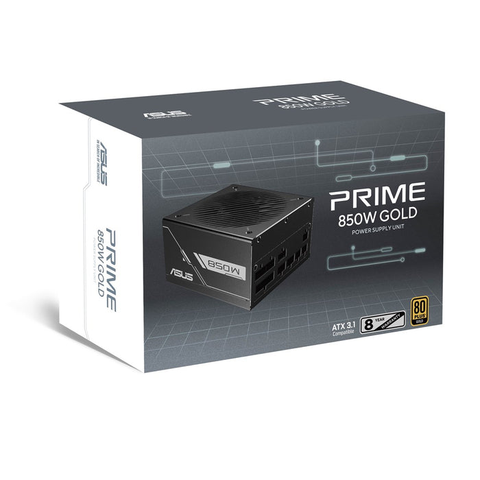 Захранващ блок ASUS Prime-850G 850 W 20+4-пинов ATX ATX Черен