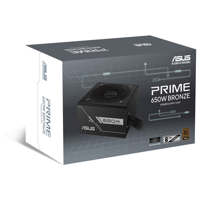 Захранващ блок ASUS Prime -650B-BLACK 650 W 20+4-пинов ATX ATX