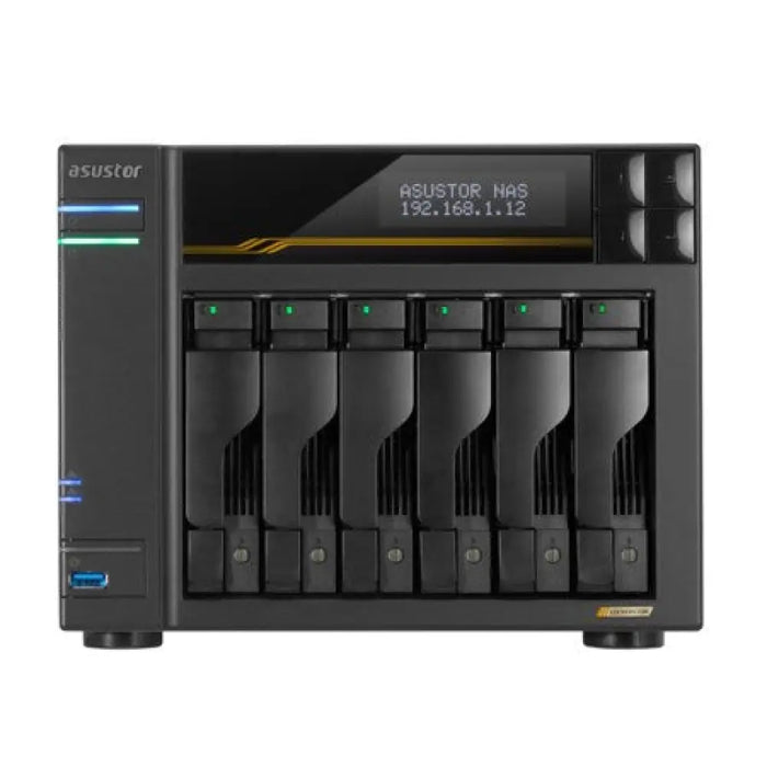 Asustor LOCKERSTOR 6 Gen3 (AS6806T) NAS настолен компютър
