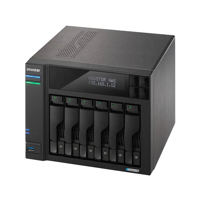 Asustor LOCKERSTOR 6 NAS настолен компютър Intel® Celeron®