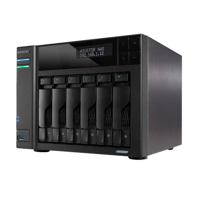 Asustor LOCKERSTOR 6 NAS настолен компютър Intel® Celeron®