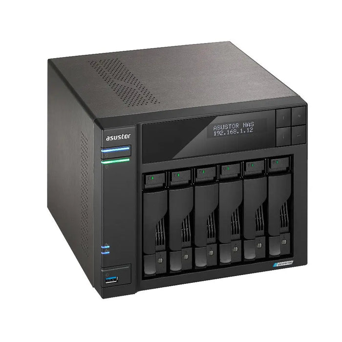 Asustor LOCKERSTOR 6 NAS настолен компютър Intel® Celeron®