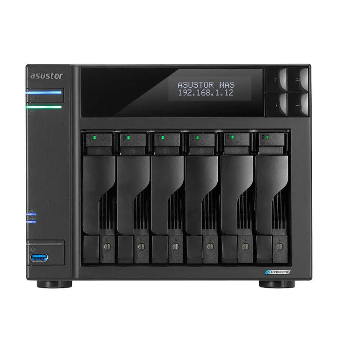 Asustor LOCKERSTOR 6 NAS настолен компютър Intel® Celeron®