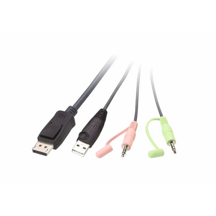 ATEN 2-портов USB DisPlayPort кабел KVM превключвател