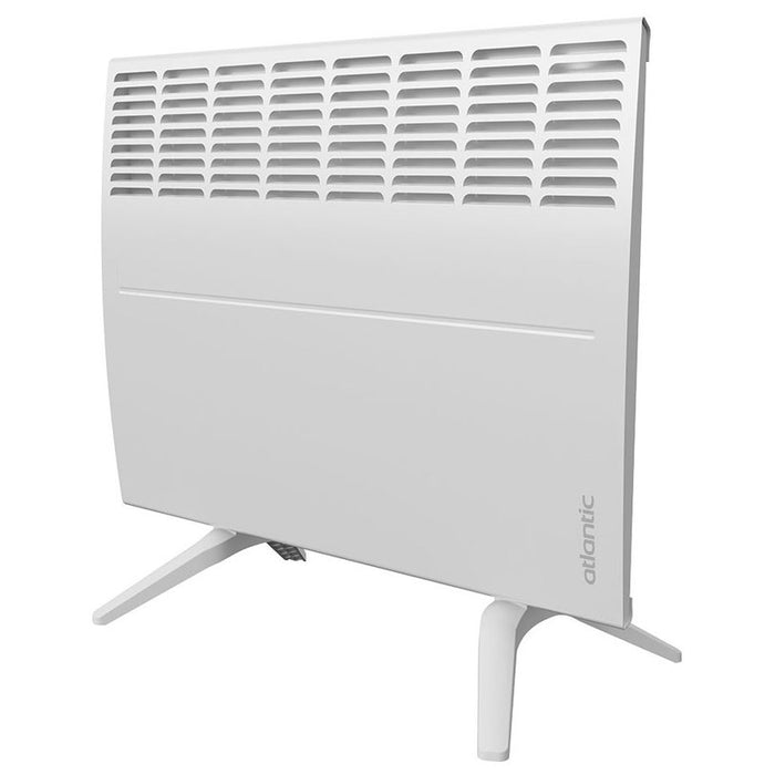 КОНВЕКТОР ATLANTIC F19 DESIGN 1000W ОТОПЛЯЕМА ПЛОЩ ДО 10.00 m², БЯЛ, 1000.0 W