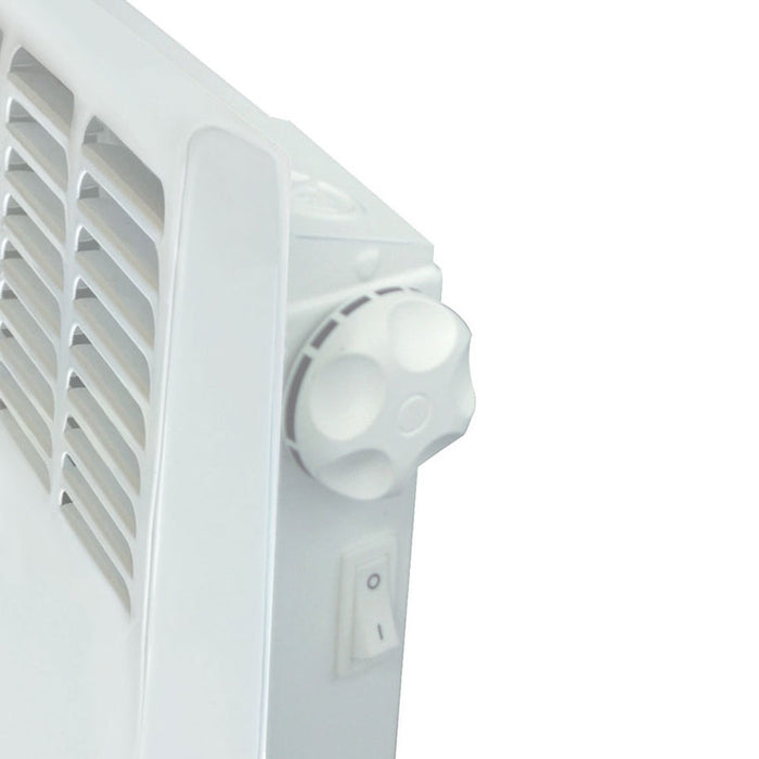 КОНВЕКТОР ATLANTIC F19 DESIGN 1000W ОТОПЛЯЕМА ПЛОЩ ДО 10.00 m², БЯЛ, 1000.0 W