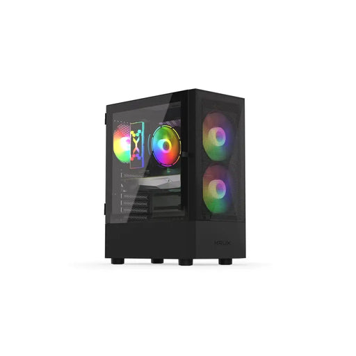 ATX/mATX полу-висока кутия Krux VACO KRX0132 Черен