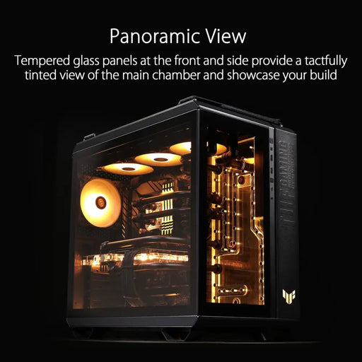 ATX полу-висока кутия Asus TUF GAMING GT502 PLUS Черен