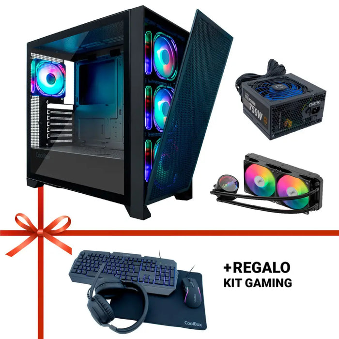 ATX полу-висока кутия CoolBox GE2000 Черен