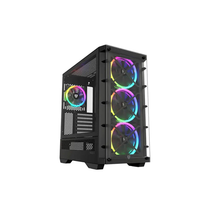 ATX полу-висока кутия Nfortec NF-CS-DRACOX-B Черен