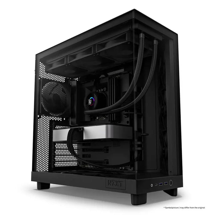 ATX полу-висока кутия NZXT H6 Air Flow Черен