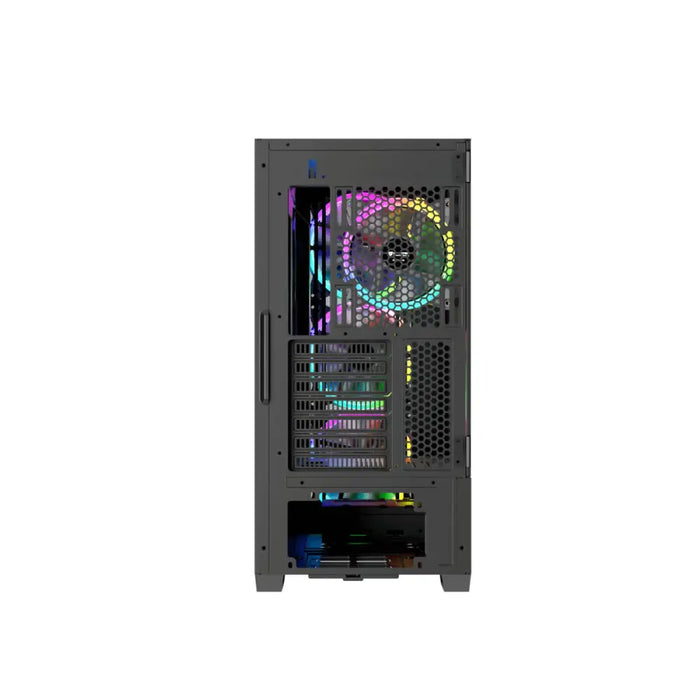 ATX полу-висока кутия Nfortec NF-CS-DRACOX-B Черен