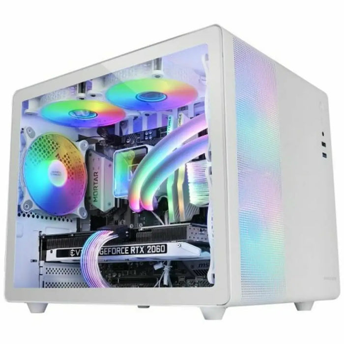 ATX полу-висока кутия Mars Gaming MC400W Бял Черен