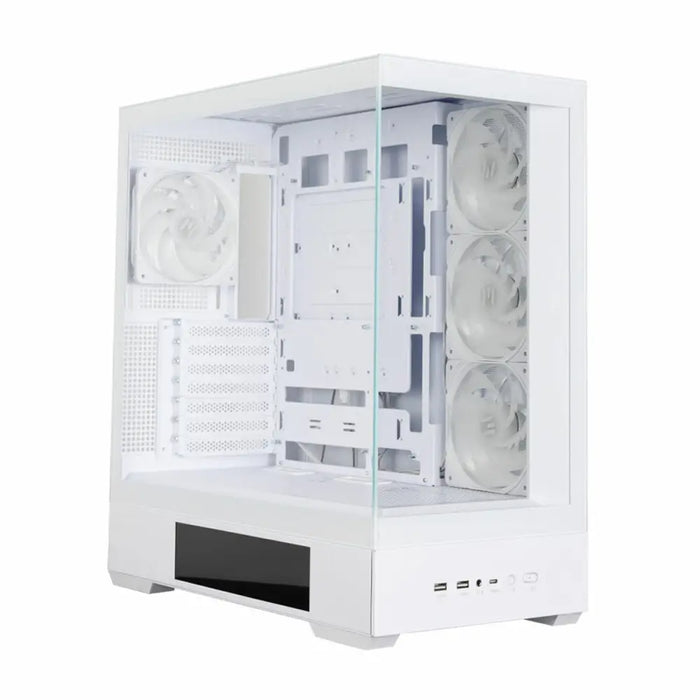 ATX полу-висока кутия Zalman P40 DS WHITE Бял
